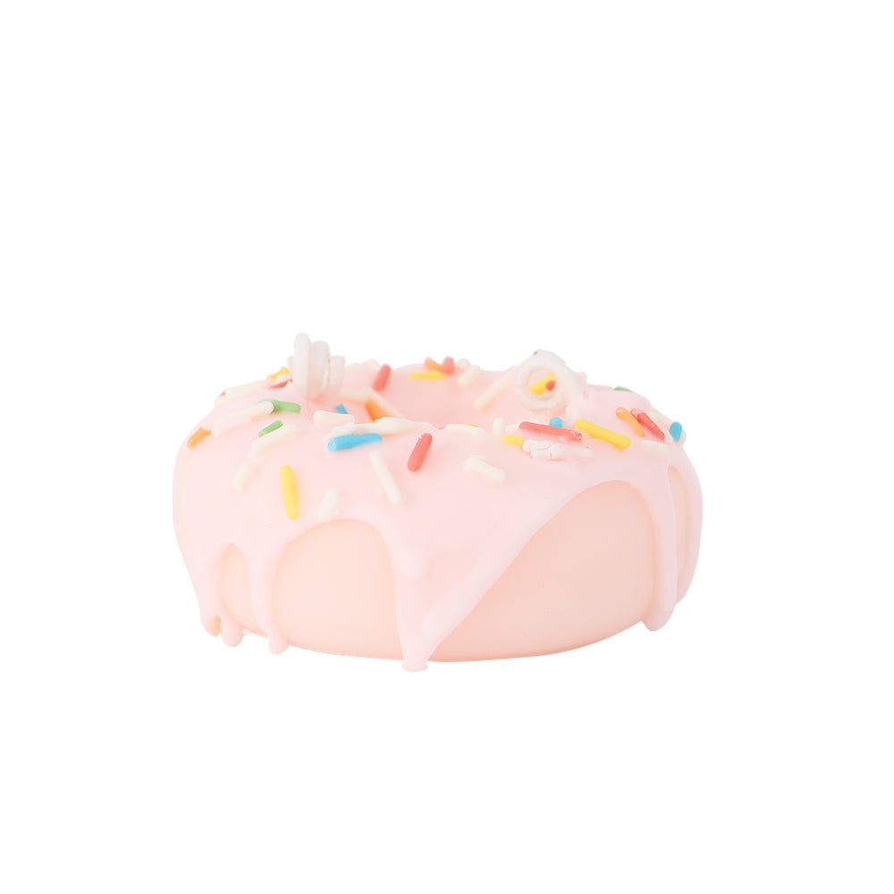 Strawberry Donut Candle