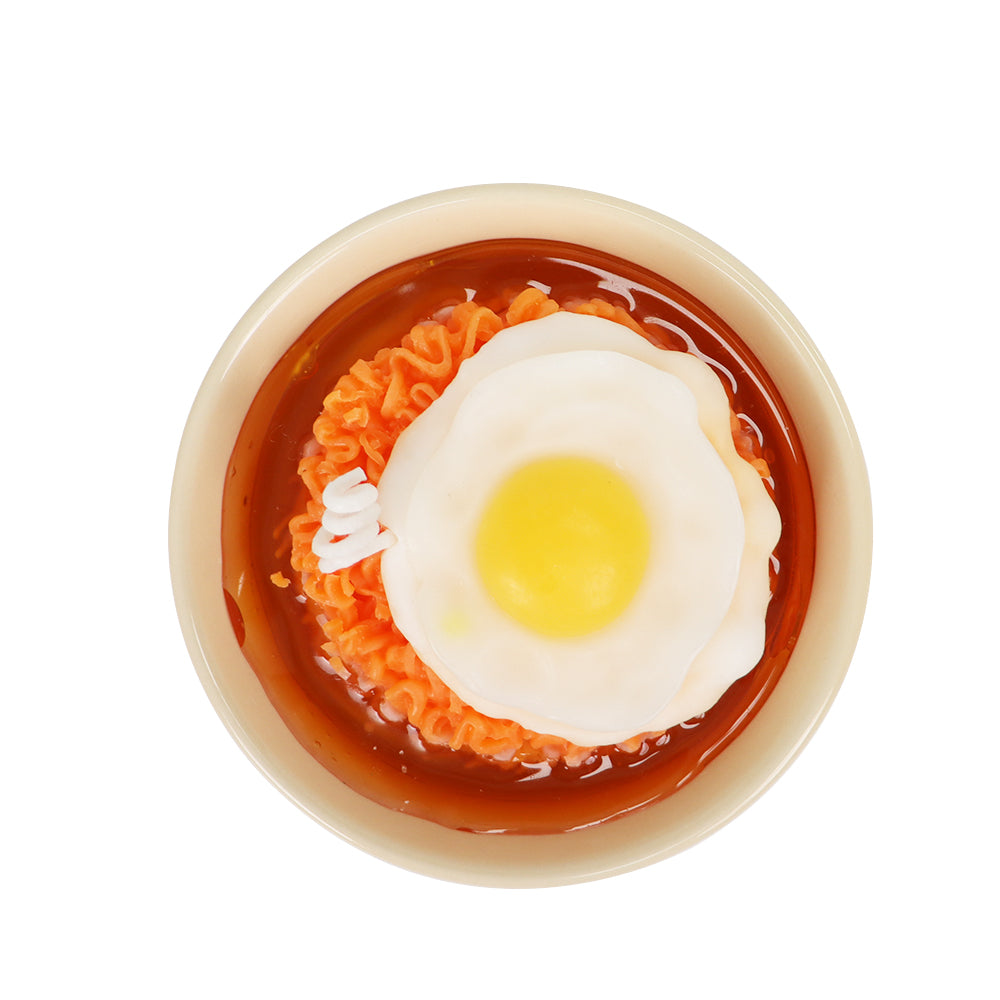 Ramen With Double Yolk Egg Candle