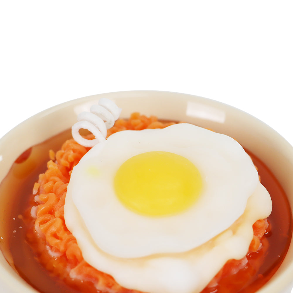 Ramen With Double Yolk Egg Candle