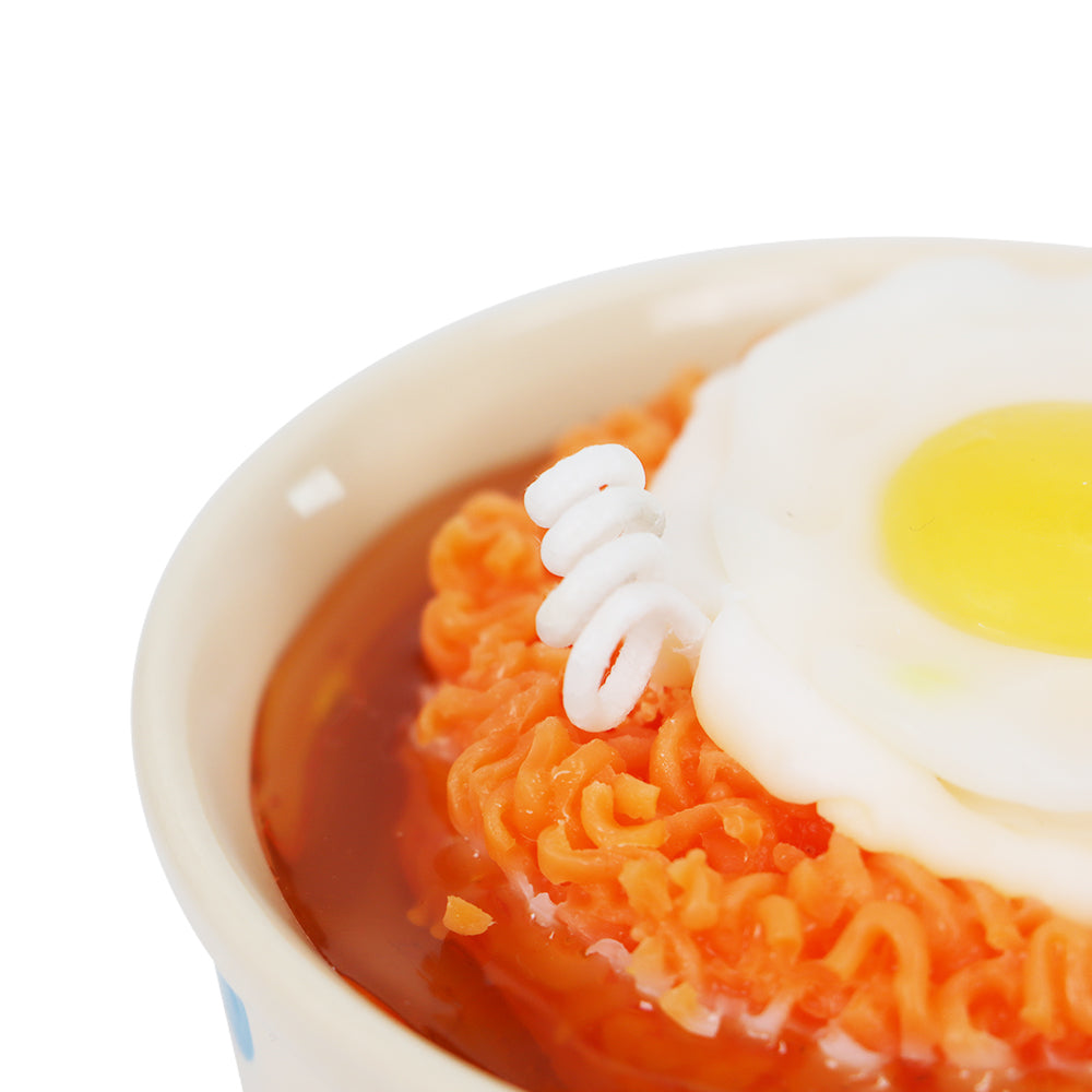 Ramen With Double Yolk Egg Candle