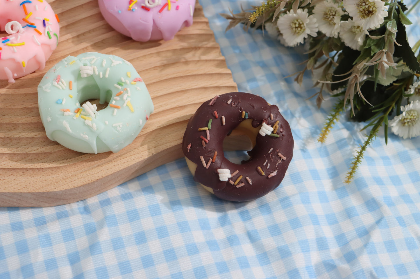 Chocolate Donut Candle