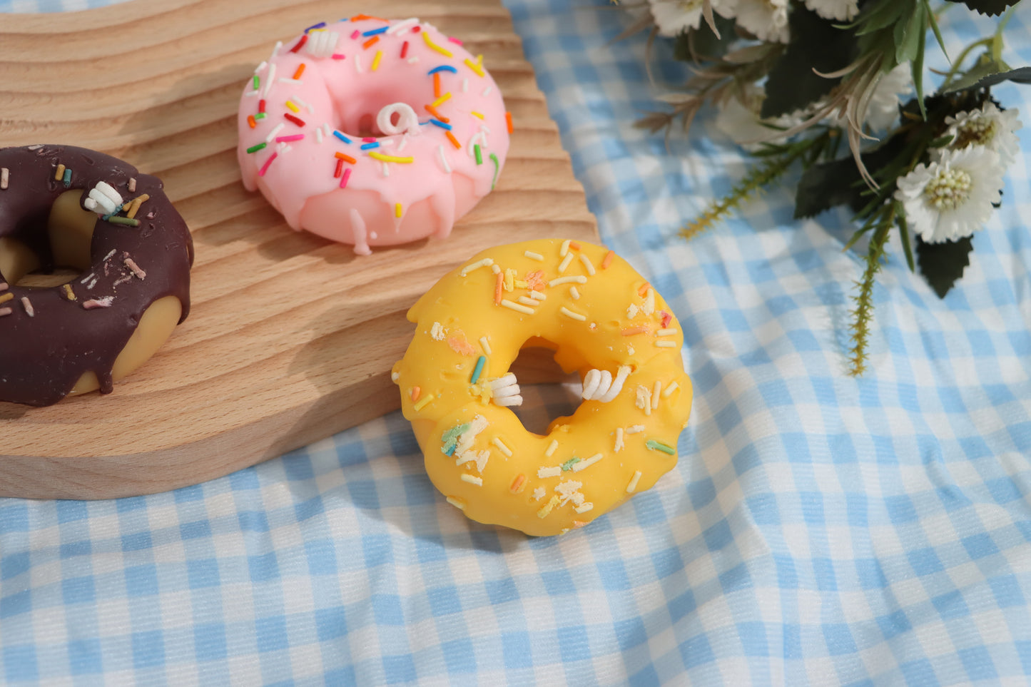 Lemon Donut Candle